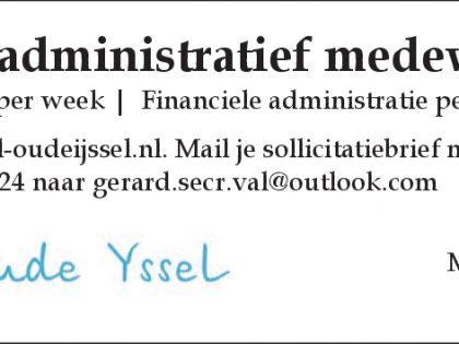 Vacature administratief medewerk(st)er en bestuurslid